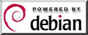 Powered By Debian Logo